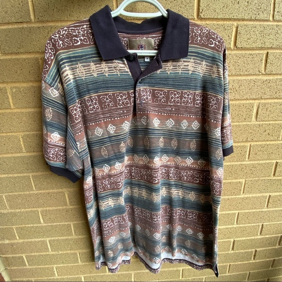 The Territory Ahead Other - Territory Ahead Vintage Patterned Polo